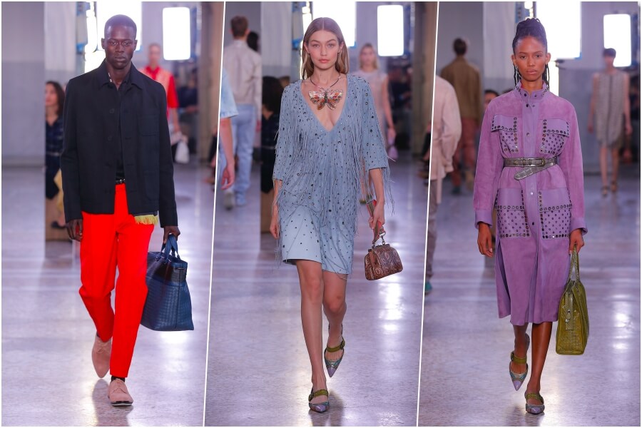 Splendid: Mode von Bottega Veneta in Mailand, Laufstegbilder: © Bottega Veneta